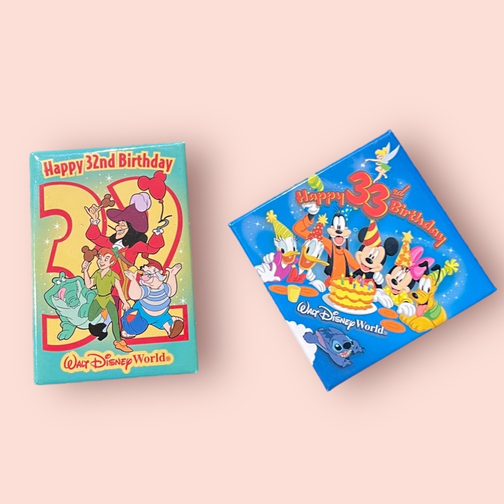 SET Vintage Walt Disney World Pins